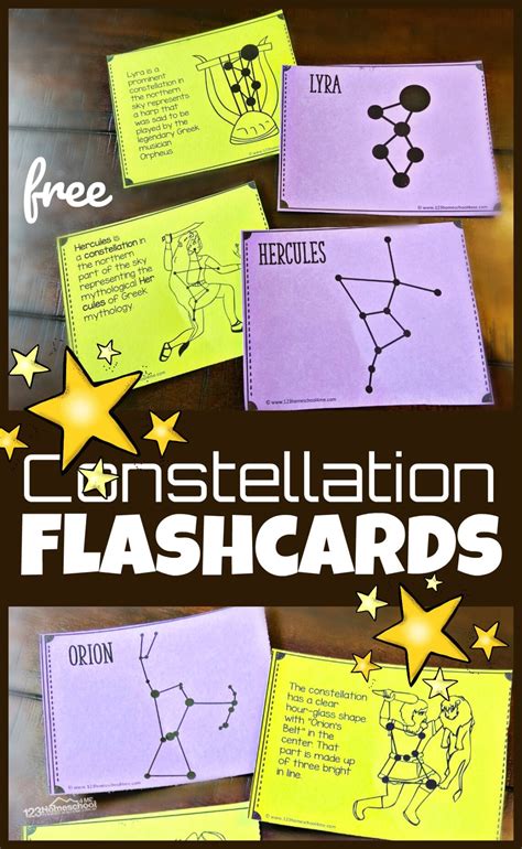 Constellation Printable Cards